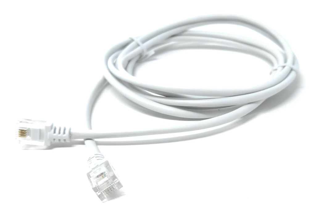 RJ11 to RJ11 ADSL 2 High Speed Broadband Modem Telephone Cable Transmits Data Up to 100 Mbits/sec, 26 AWG Supports Analogue or Digital (DSL/ISDN) Applications