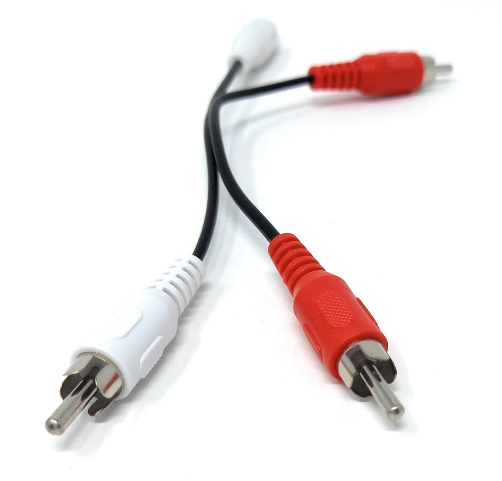 DRUT RCA to RCA Phono Twin Jack to Jack Stereo Audio Cable Lead Cord Compatible With CD/DVD/Amplifier/Hifi/DJ Mixer/Turntable