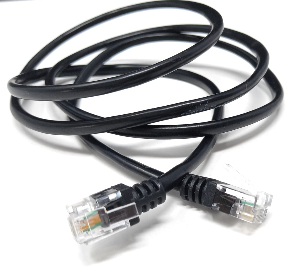 RJ11 to RJ11 ADSL 2 High Speed Broadband Modem Telephone Cable Transmits Data Up to 100 Mbits/sec, 26 AWG Supports Analogue or Digital (DSL/ISDN) Applications