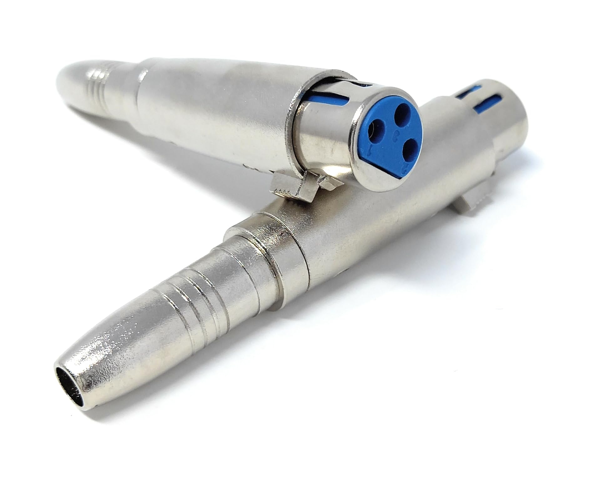 DRUT XLR Female 3 Pins to 6.35mm Mono Jack Socket Cable Microphone Music Instrument Adapter Converter