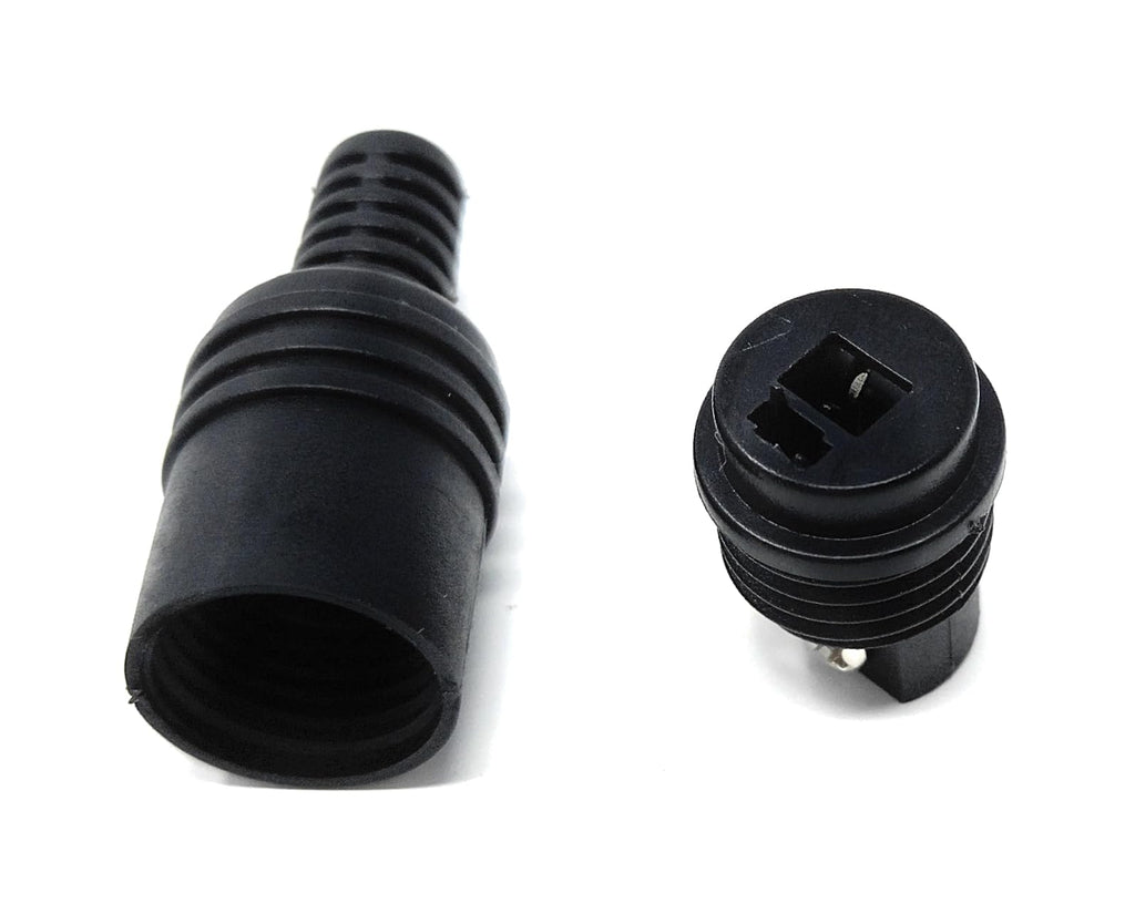 DRUT 2 Pin Speaker DIN Socket Female HiFi Connectors, Screw Terminals, Cable Adapter
