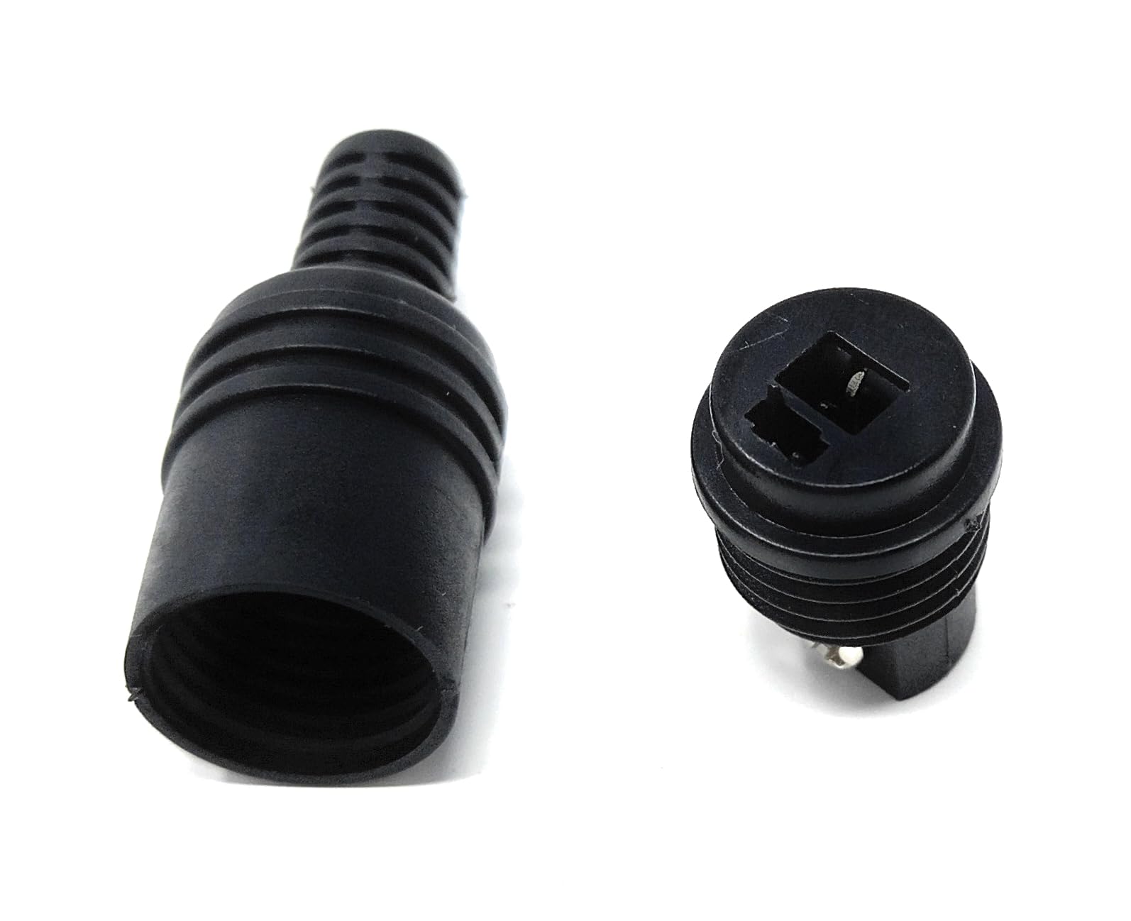 DRUT 2 Pin Speaker DIN Socket Female HiFi Connectors, Screw Terminals, Cable Adapter