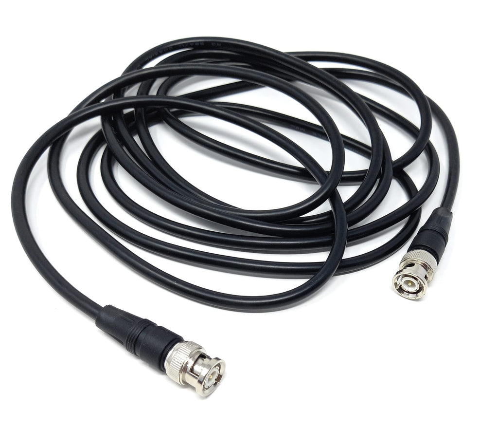 DRUT BNC Male to BNC Male Coax Lead 50 Ohm RG58/58U Coaxial Cable for Analogue and Serial Digital Interface Video Signals and CCTV Camera Equipment