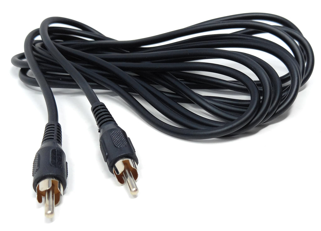 DRUT Single RCA to RCA Phono Plug to Plug Audio Cable, Speaker Male to Male Lead