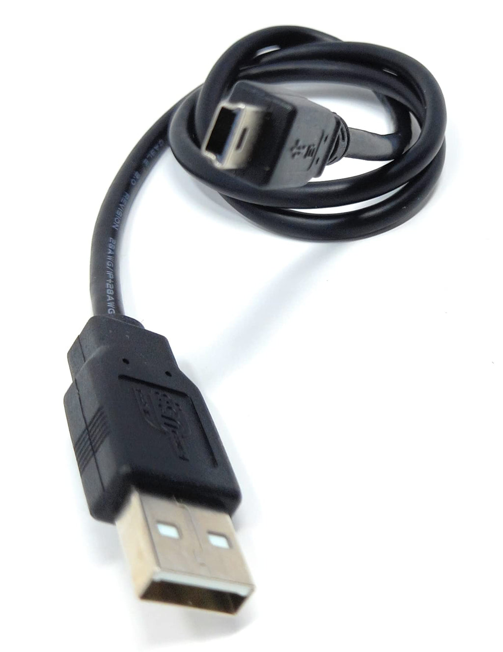 Mini USB to USB 24AWG 2.0 Hi-Speed 2.0 A-Male to Mini-B 5pin Cable Power & Data Lead