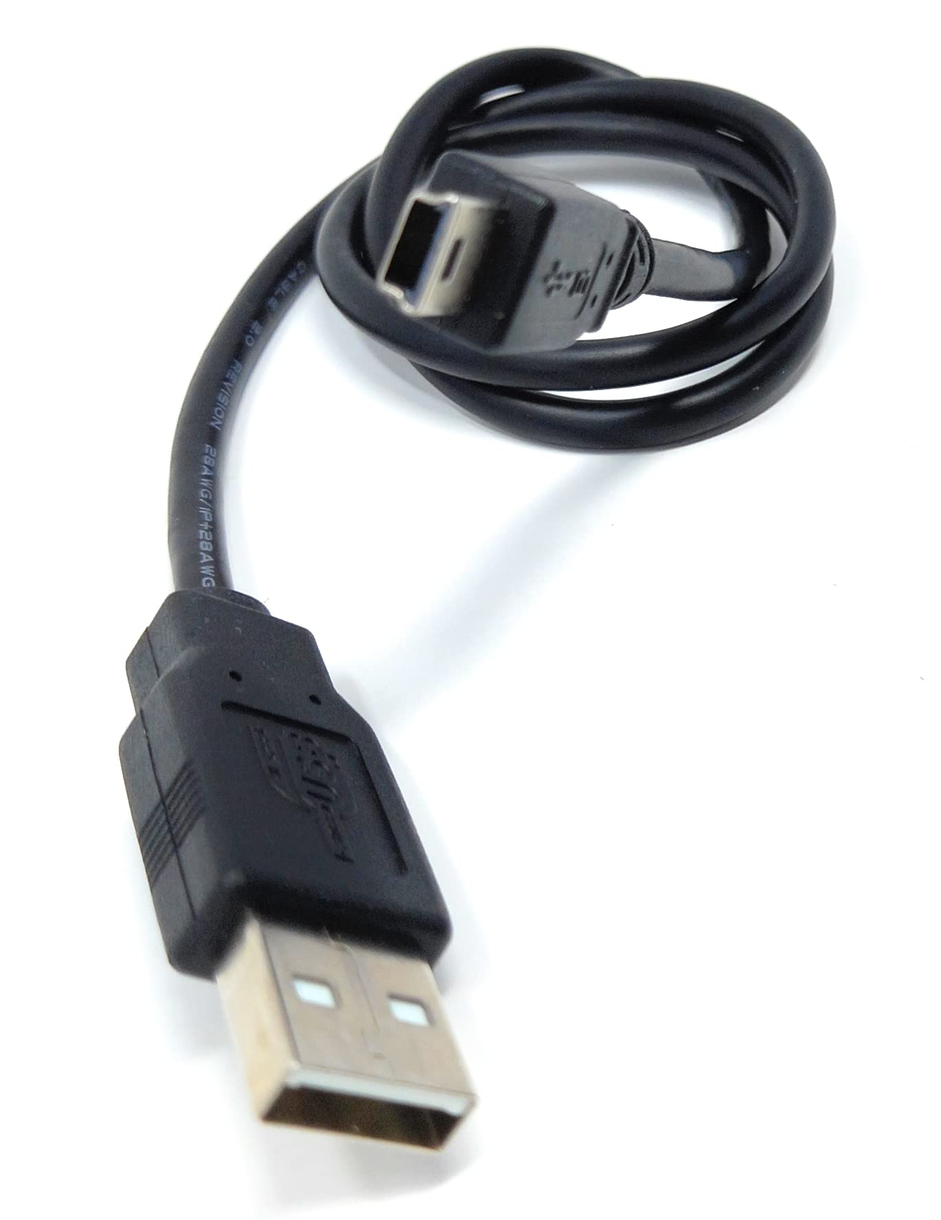 Mini USB to USB 24AWG 2.0 Hi-Speed 2.0 A-Male to Mini-B 5pin Cable Power & Data Lead