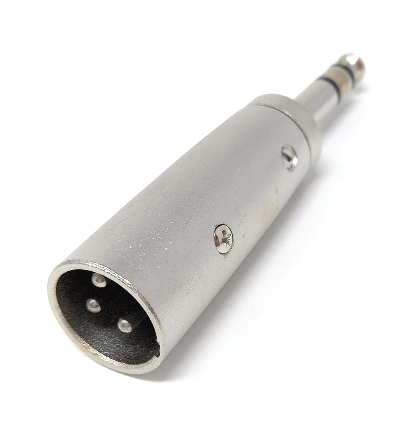 DRUT 6.35mm to XLR, 1/4 TRS to XLR Adapter Male to Male Cable Adaptor