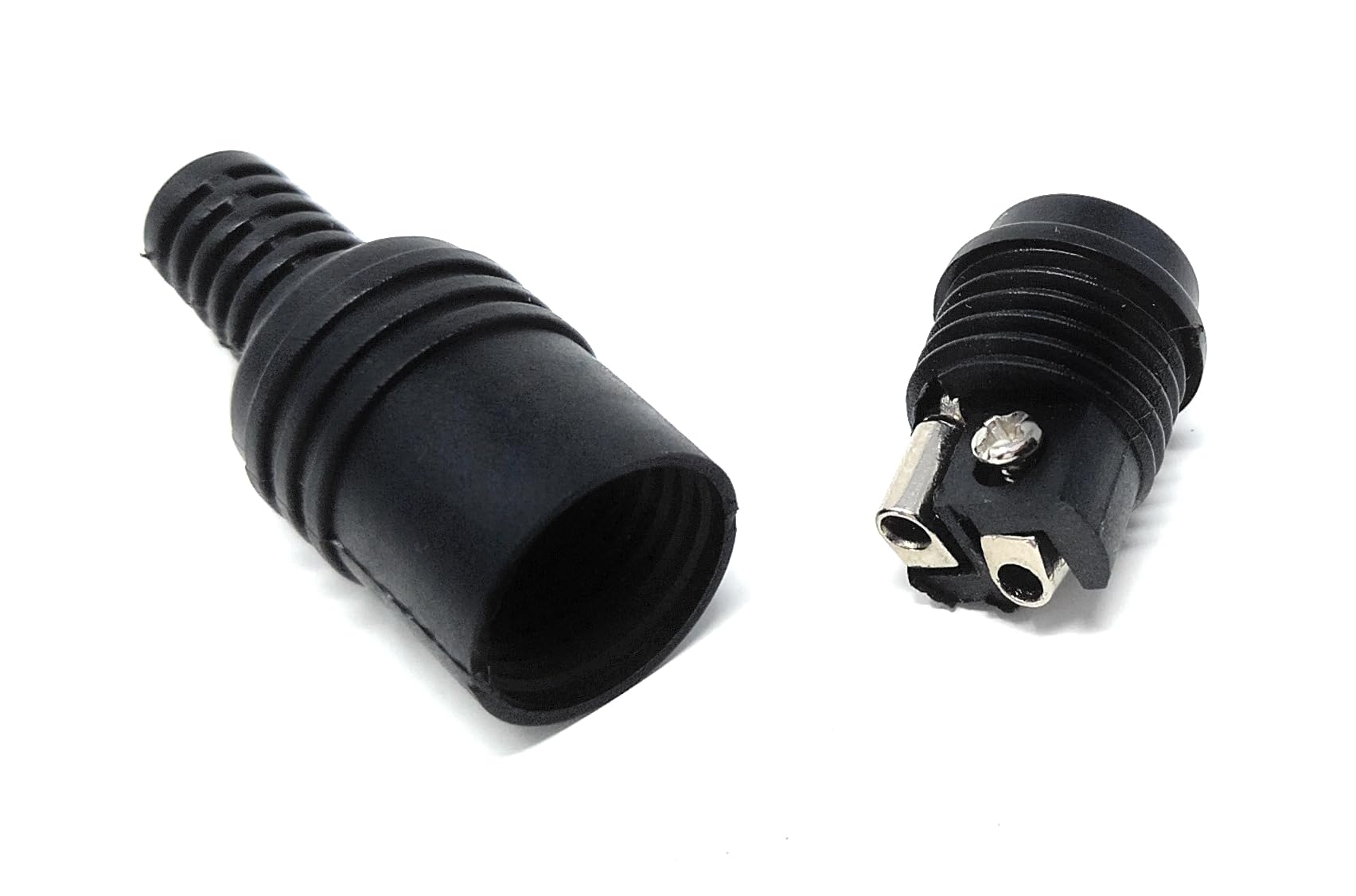 DRUT 2 Pin Speaker DIN Socket Female HiFi Connectors, Screw Terminals, Cable Adapter