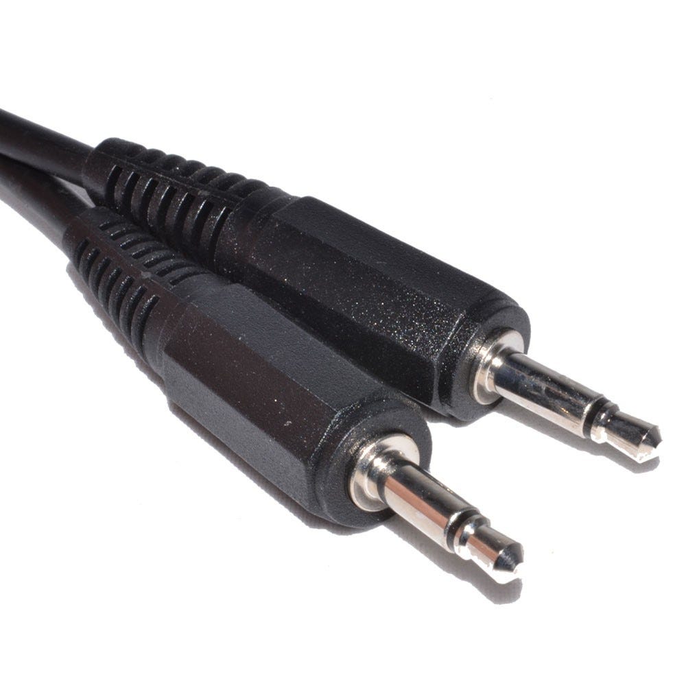 3.5mm Mono Jack Male to Male Audio Cable 1.2m