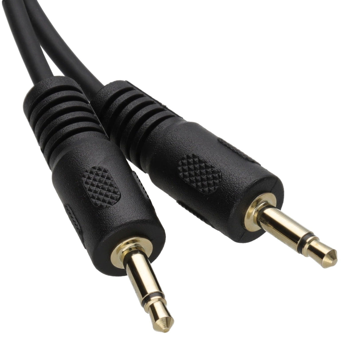 3.5mm Mono Jack Male to Male Audio Cable Gold