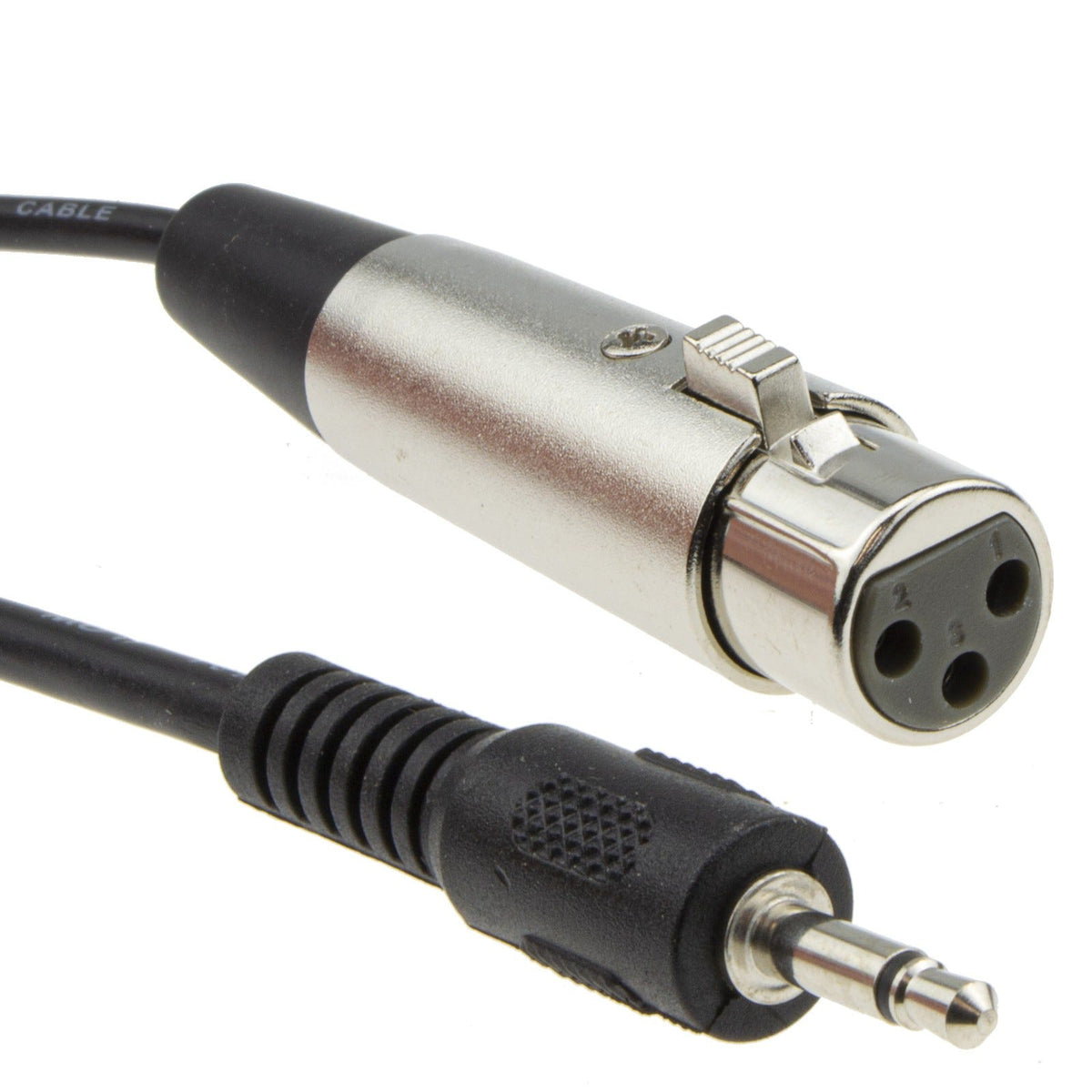 3.5mm Mono Jack to XLR Female Audio Cable