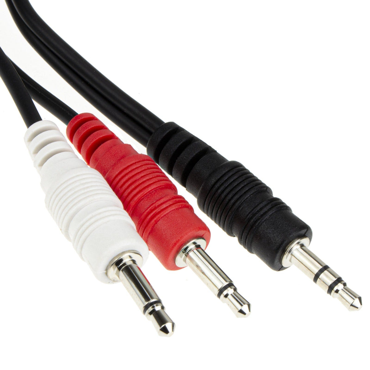 3.5mm Stereo to Twin 3.5mm Mono Audio Cable 3m