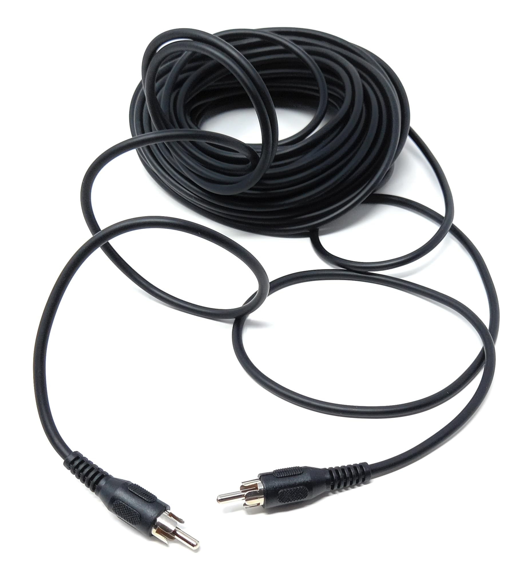 DRUT Single RCA to RCA Phono Plug to Plug Audio Cable, Speaker Male to Male Lead