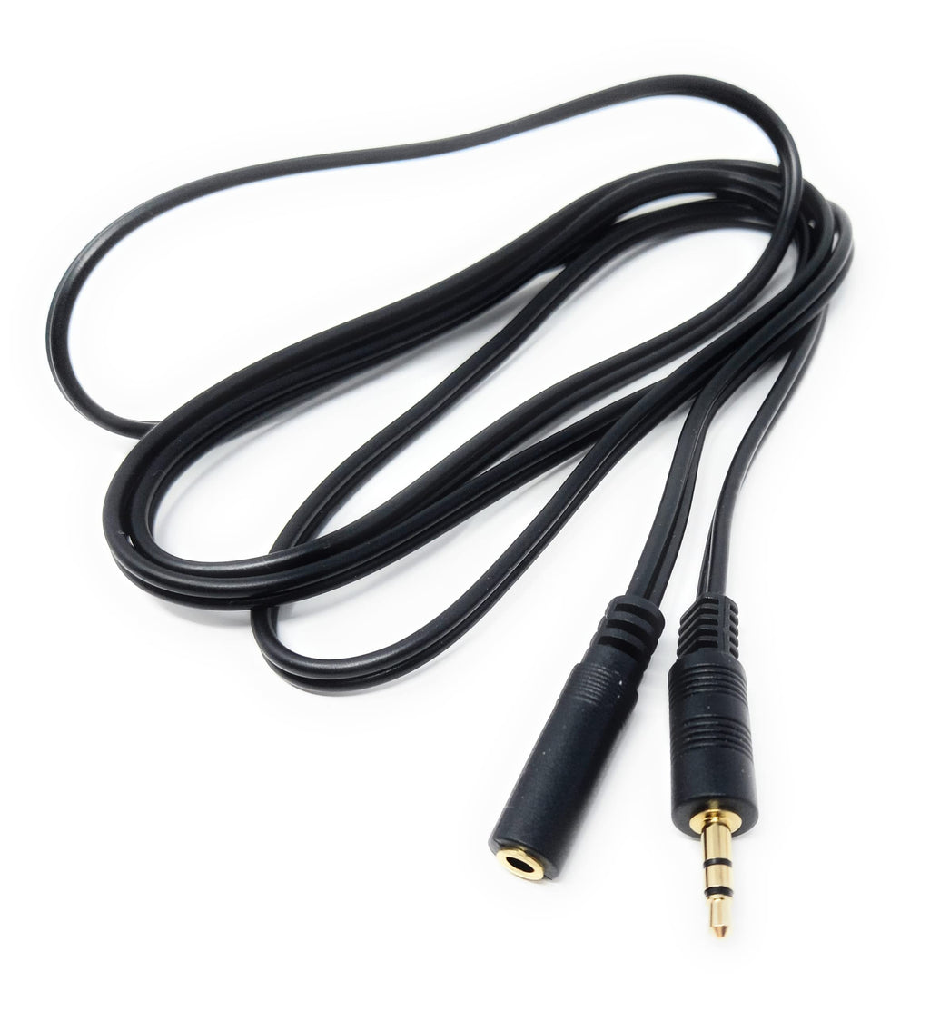 DRUT 3.5mm to 3.5mm Stereo Audio Extension Cable Lead Male to Female Gold Connectors