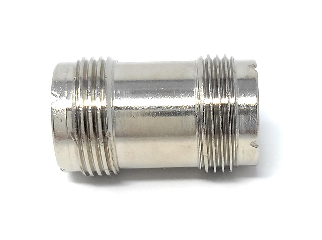 DRUT UHF PL-259 Female to UHF PL-259 Female Coaxial Adaptor Connector, Coupler Joiner, Gender Changer for CB Ham Radio Antenna