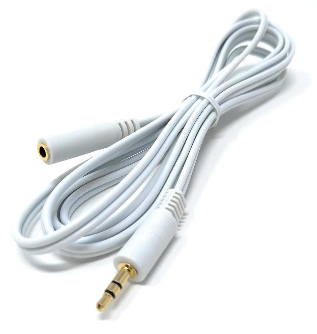 DRUT 3.5mm to 3.5mm Stereo Audio Extension Cable Lead Male to Female Gold Connectors