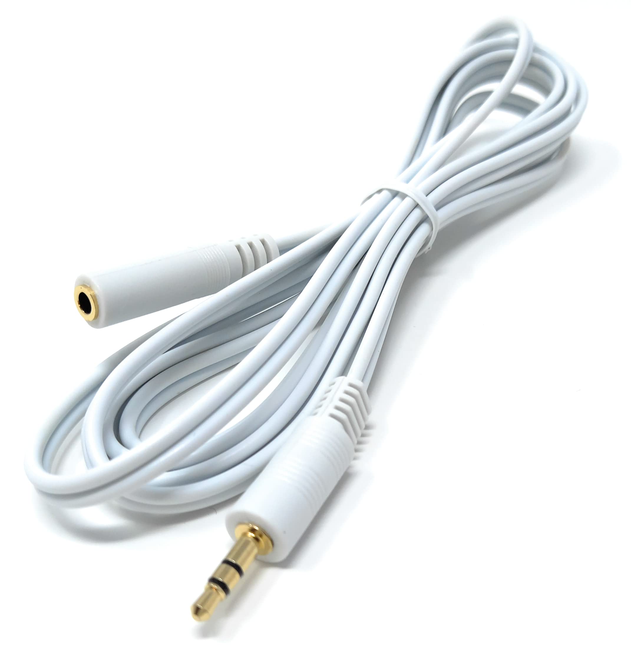 DRUT 3.5mm to 3.5mm Stereo Audio Extension Cable Lead Male to Female Gold Connectors