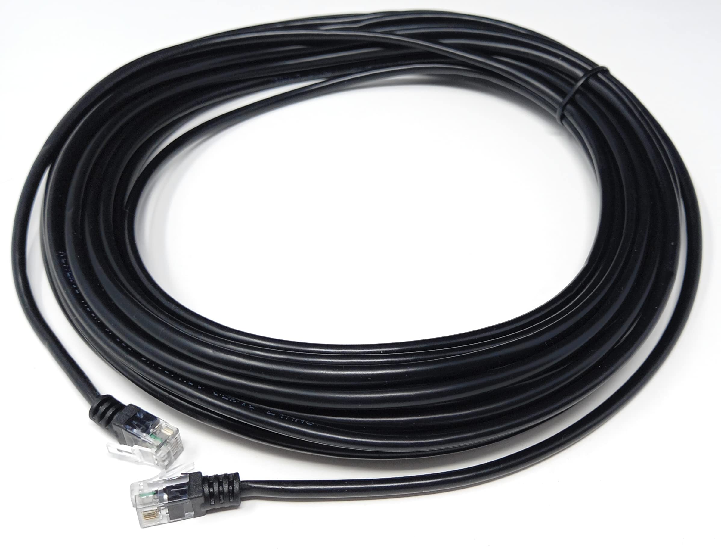 RJ11 to RJ11 ADSL 2 High Speed Broadband Modem Telephone Cable Transmits Data Up to 100 Mbits/sec, 26 AWG Supports Analogue or Digital (DSL/ISDN) Applications