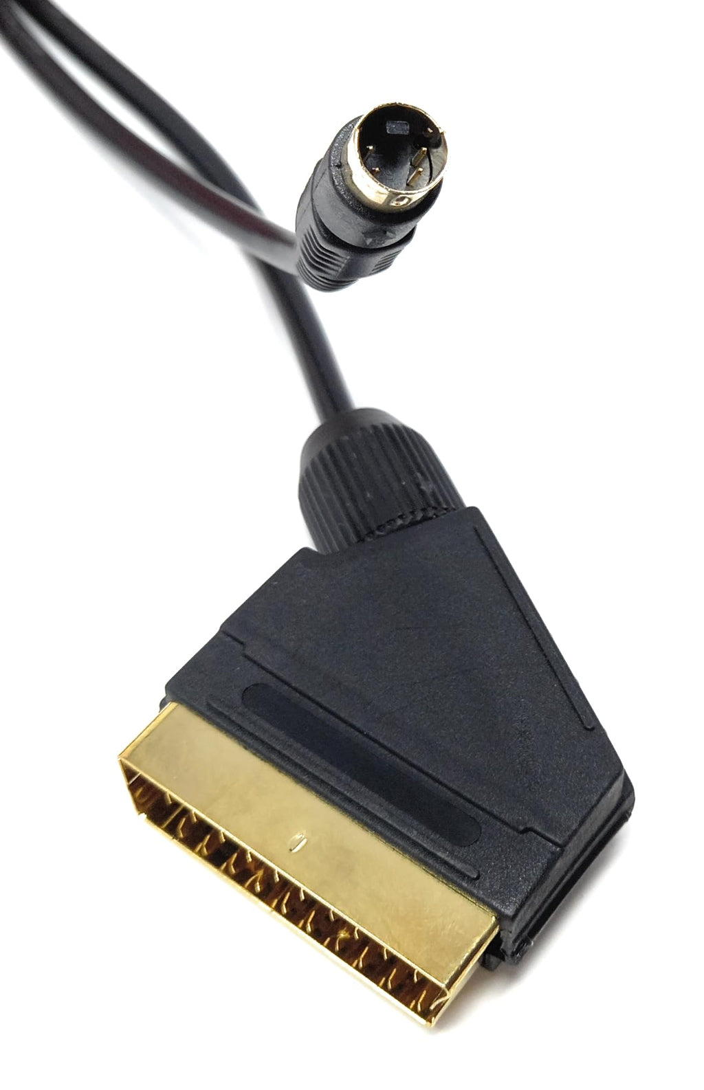 DRUT 1.5m SCART to S-Video Cable 4 Pin DIN Male SVHS S-VHS Lead 5ft