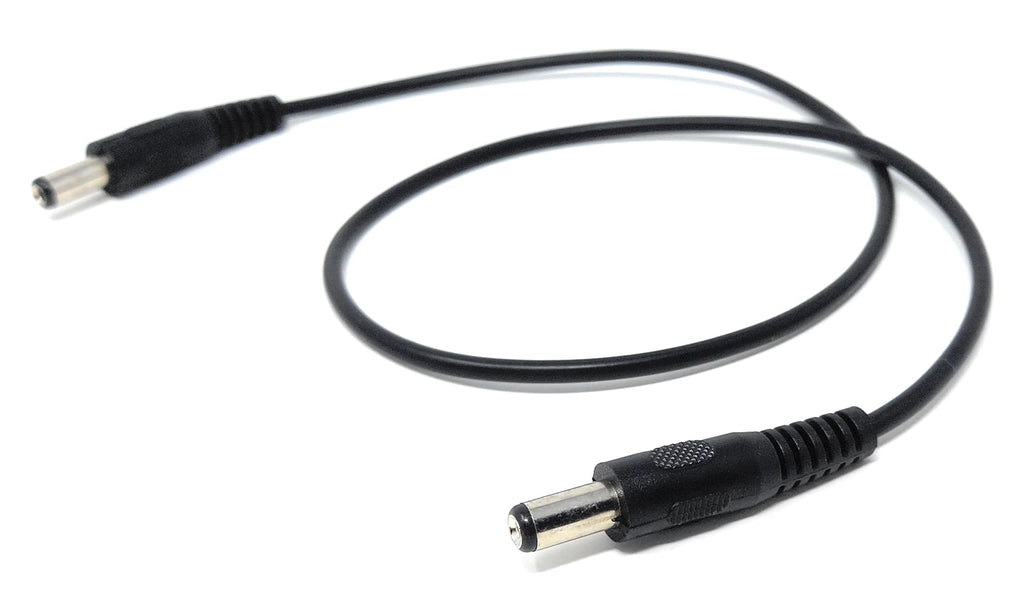 2.1mm x 5.5mm Male to Male DC Connector Lead Power Cable for CCTV Cameras, LED Signs, Solar Powered Devices, Music Instruments