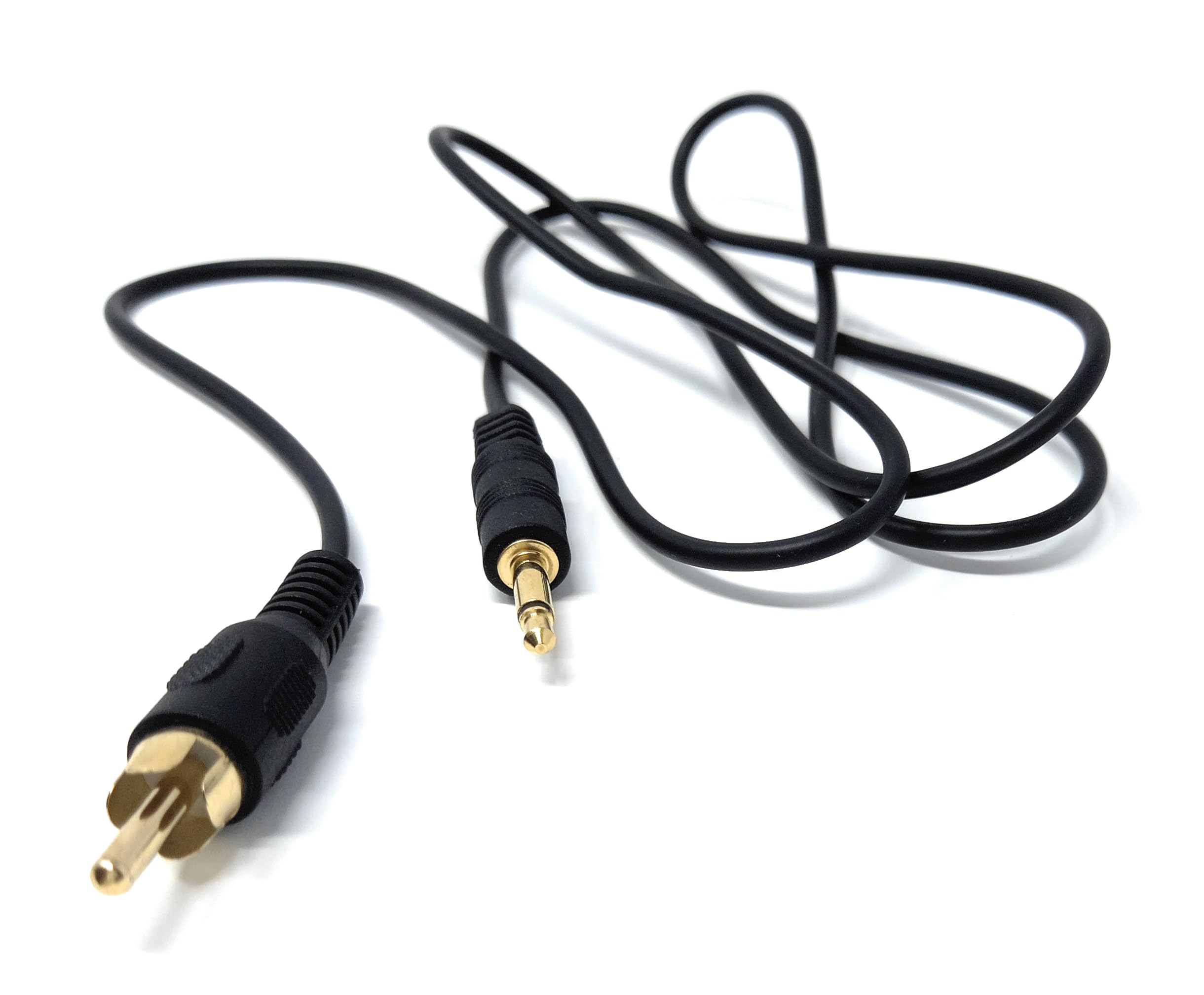 DRUT 3.5mm Mono Jack Plug To RCA Phono Single Plug Lead Cable