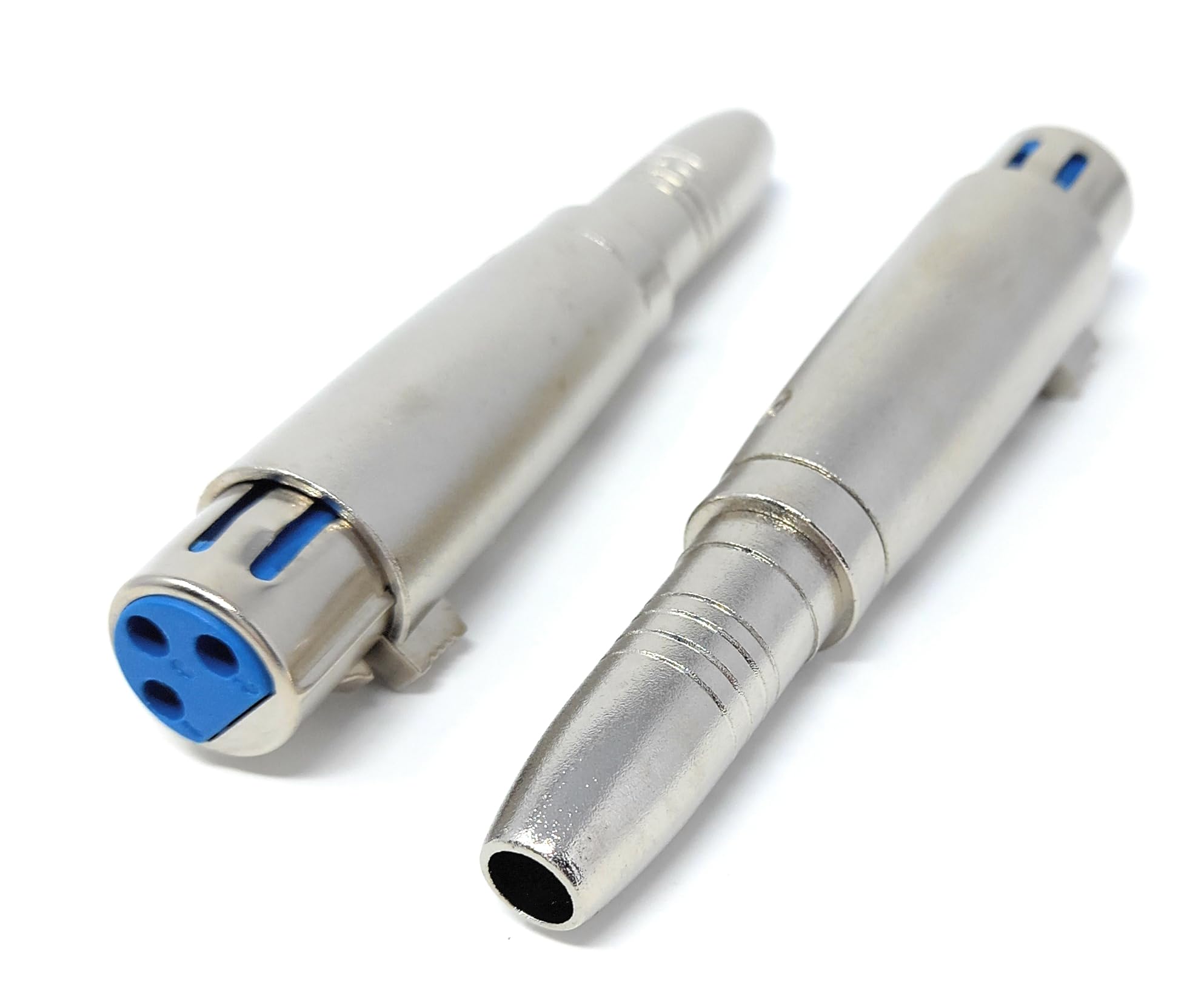 DRUT XLR Female 3 Pins to 6.35mm Mono Jack Socket Cable Microphone Music Instrument Adapter Converter
