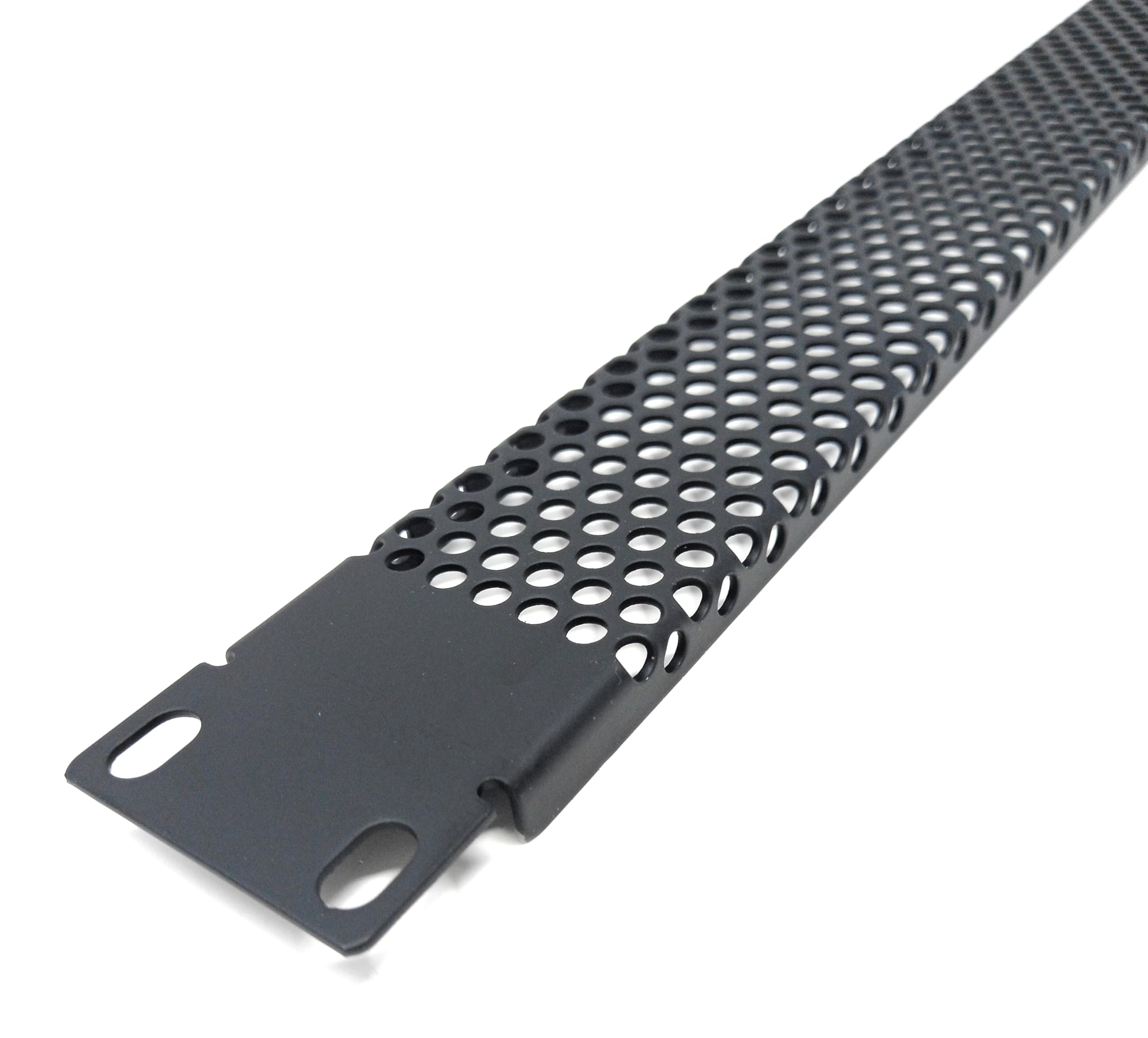 1U Mesh Vented Blanking Plate – Metal Panel for 19-Inch Rack, Server Cabinet, Network Enclosure, Improves Airflow & Cable Management
