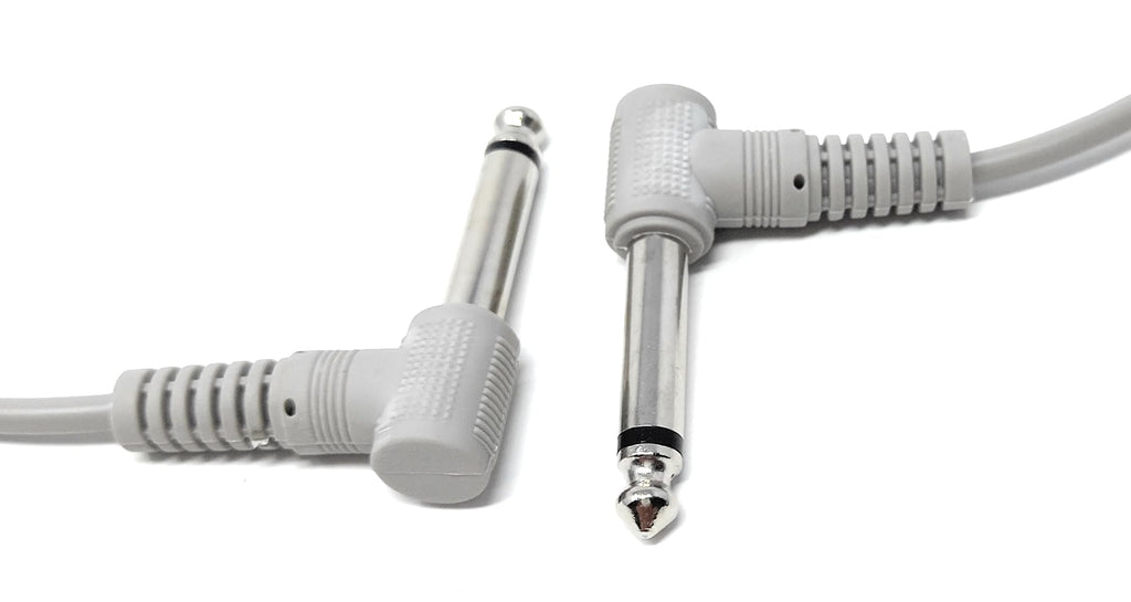 DRUT 6.35mm 1/4" TS Mono Jack to Jack Plug Lead for Guitar, Amplifiers, Music Instruments, Speakers, Microphone Cable