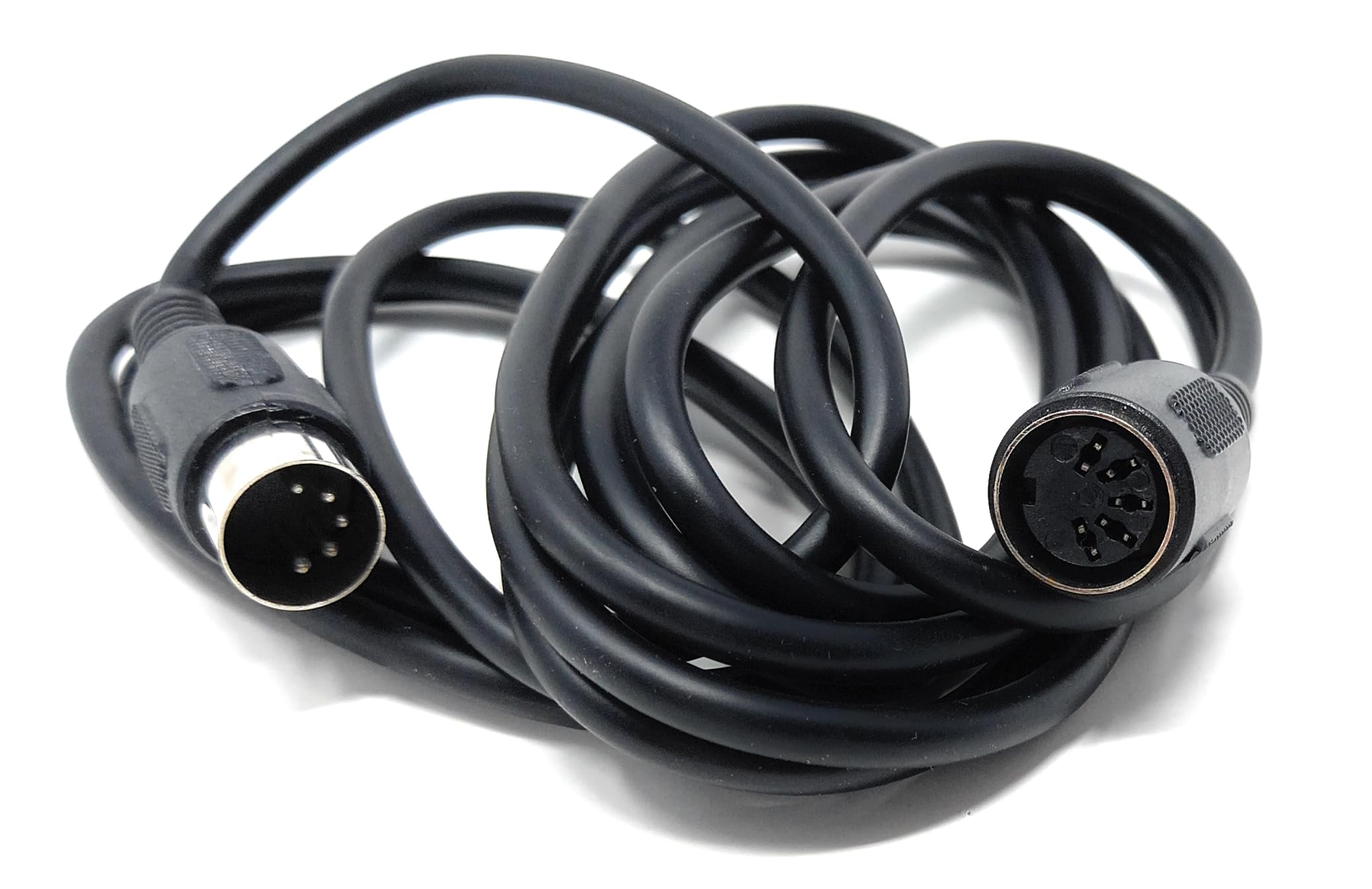 DRUT MIDI 5-PIN DIN Extension Cable, Male to Female, for MIDI Keyboard, Electric Piano, Synthesiser, MIDI Guitar