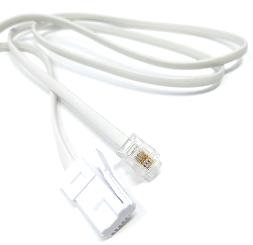 DRUT BT to RJ11 4 Wire (431A) Male to Male UK Telephone Modem Lead Cable