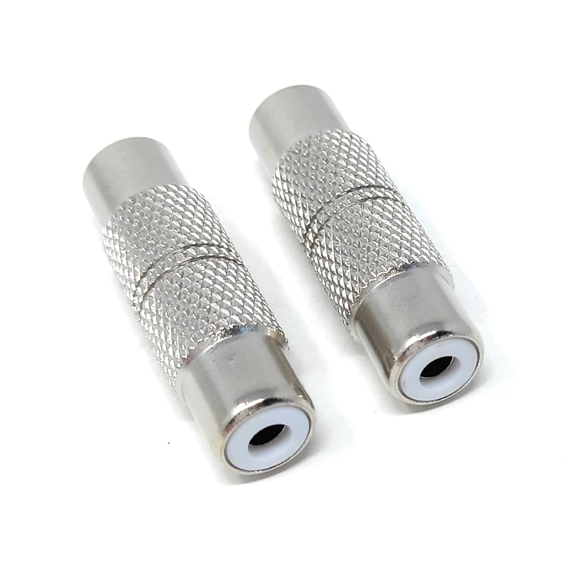 DRUT RCA Female to RCA Female Coupler, Single Phono Socket to Socket Adapter for RCA Cables, Speakers, Amplifiers, and Audio Systems