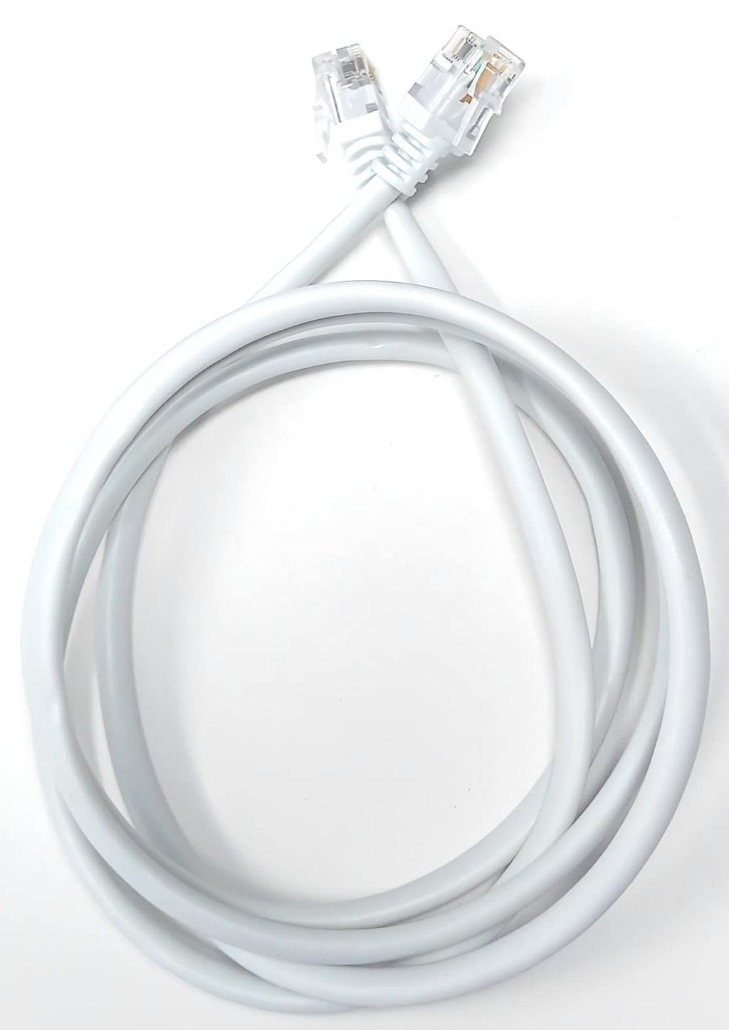 RJ11 to RJ11 ADSL 2 High Speed Broadband Modem Telephone Cable Transmits Data Up to 100 Mbits/sec, 26 AWG Supports Analogue or Digital (DSL/ISDN) Applications