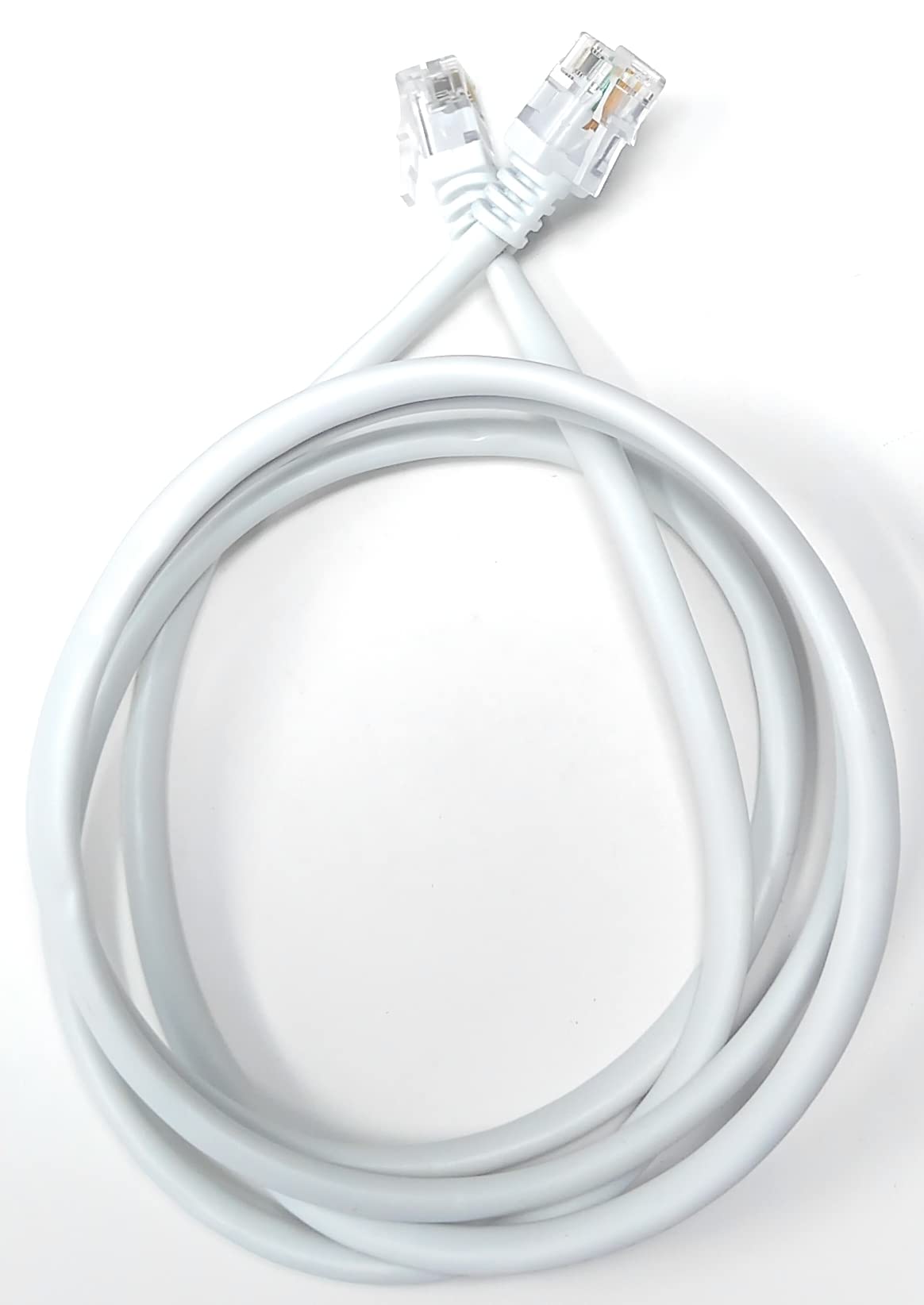RJ11 to RJ11 ADSL 2 High Speed Broadband Modem Telephone Cable Transmits Data Up to 100 Mbits/sec, 26 AWG Supports Analogue or Digital (DSL/ISDN) Applications