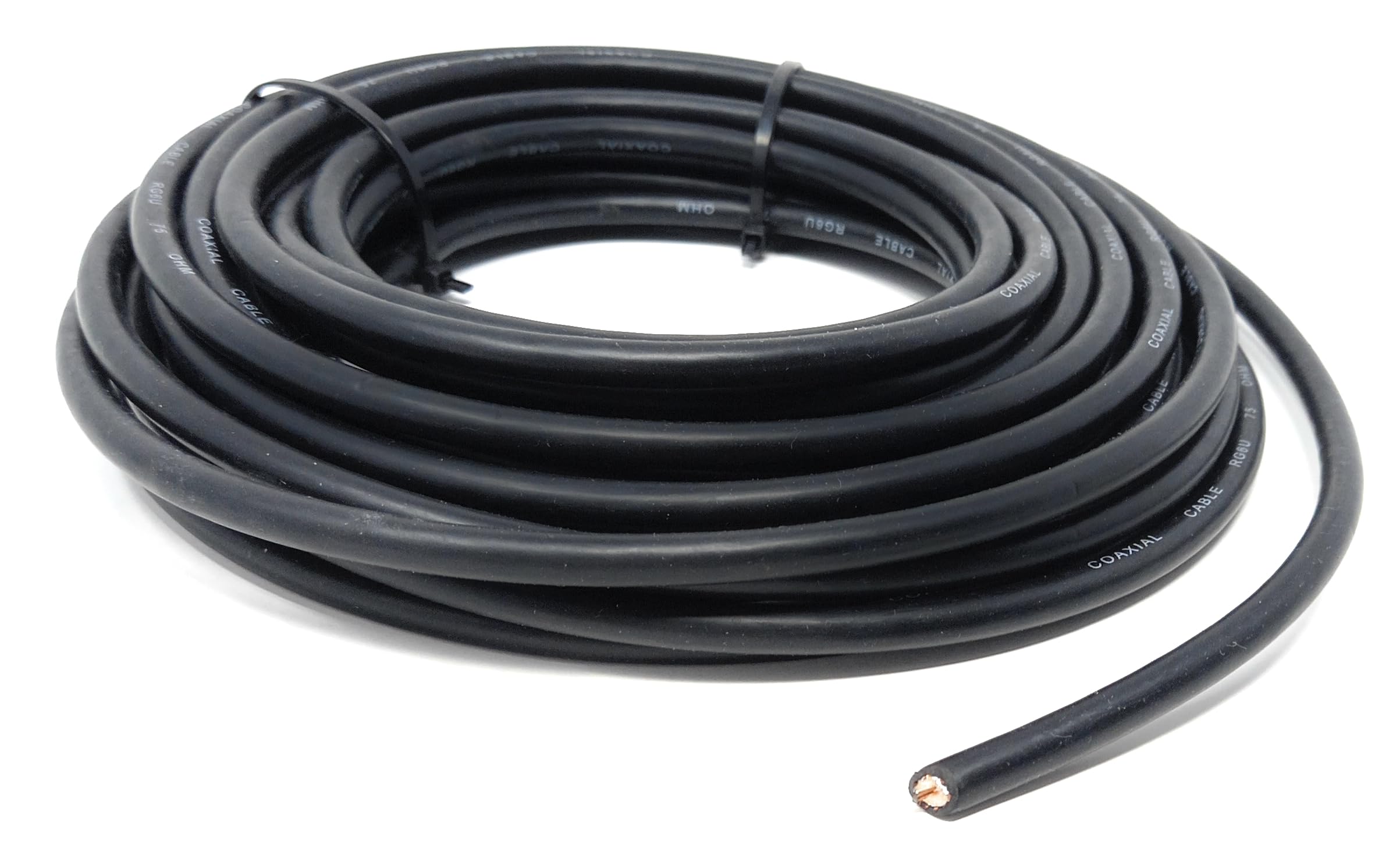 DRUT 10m Coaxial Coax TV Aerial Satellite Cable, RG6-U, 75 Ohm, Compatible with Sky HD, Virgin, Freeview 33ft