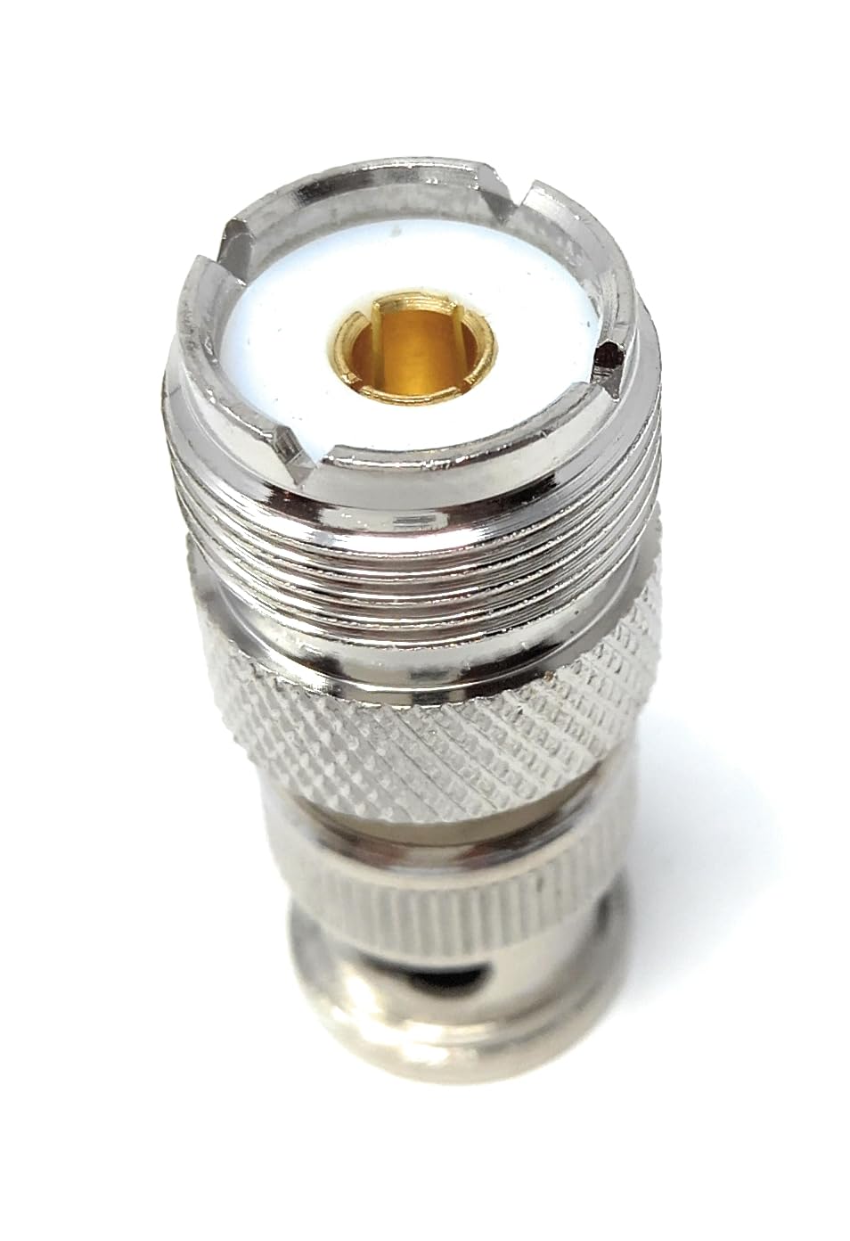 DRUT BNC Male to PL259 SO239 UHF Female Socket Cable Adapter