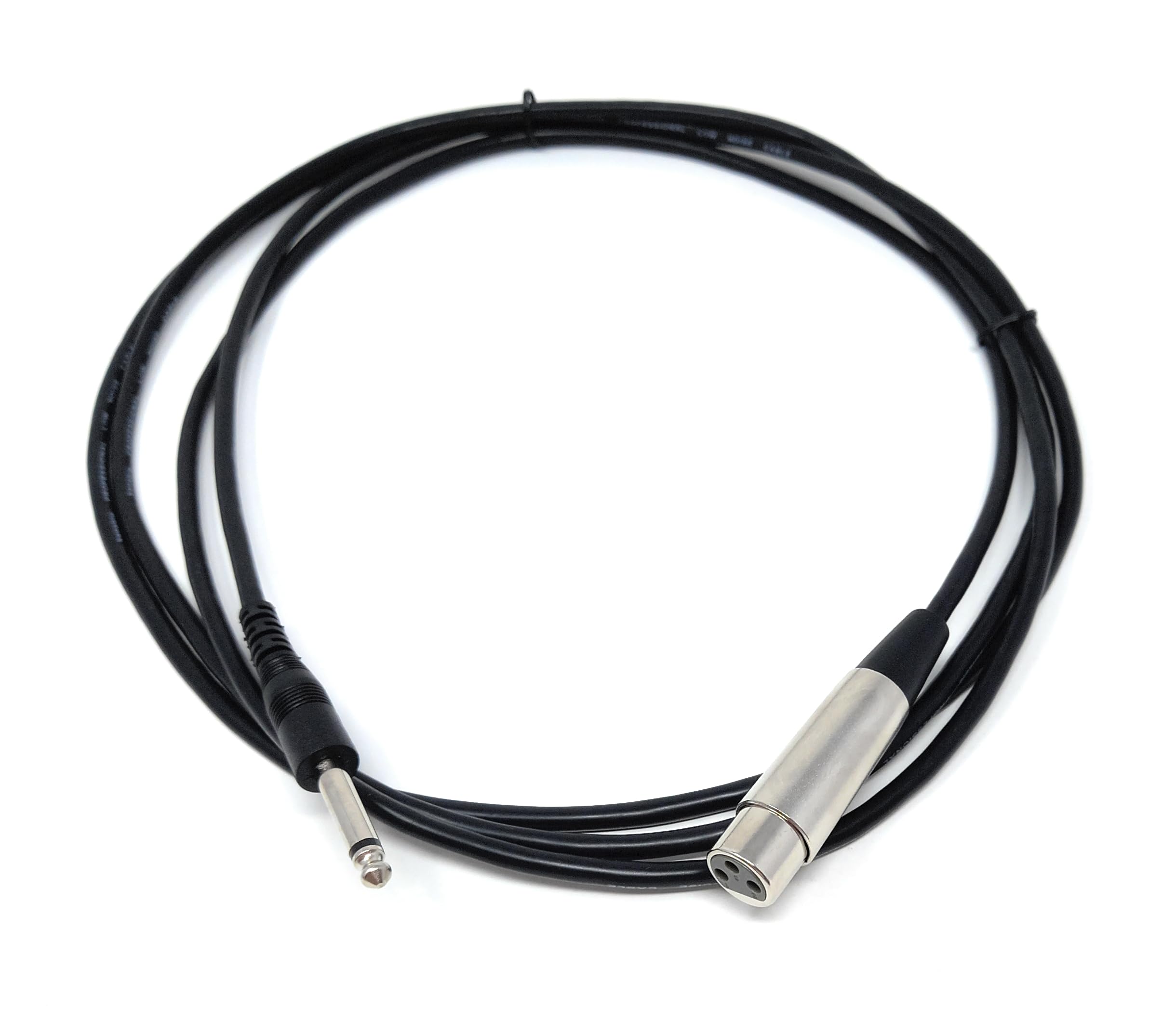 DRUT XLR Female to 6.35mm 1/4'' Stereo Jack TRS Balanced Audio Cable Lead Suitable for Microphone, Speakers, Stages, DJ, Studio
