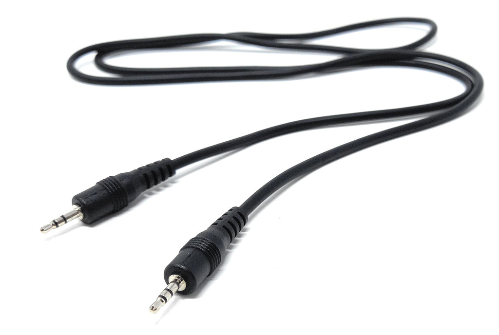 DRUT 2.5mm to 2.5mm Stereo Audio Mini Jack Plug Male to Male Cable Cord Lead, Nickel Contacts