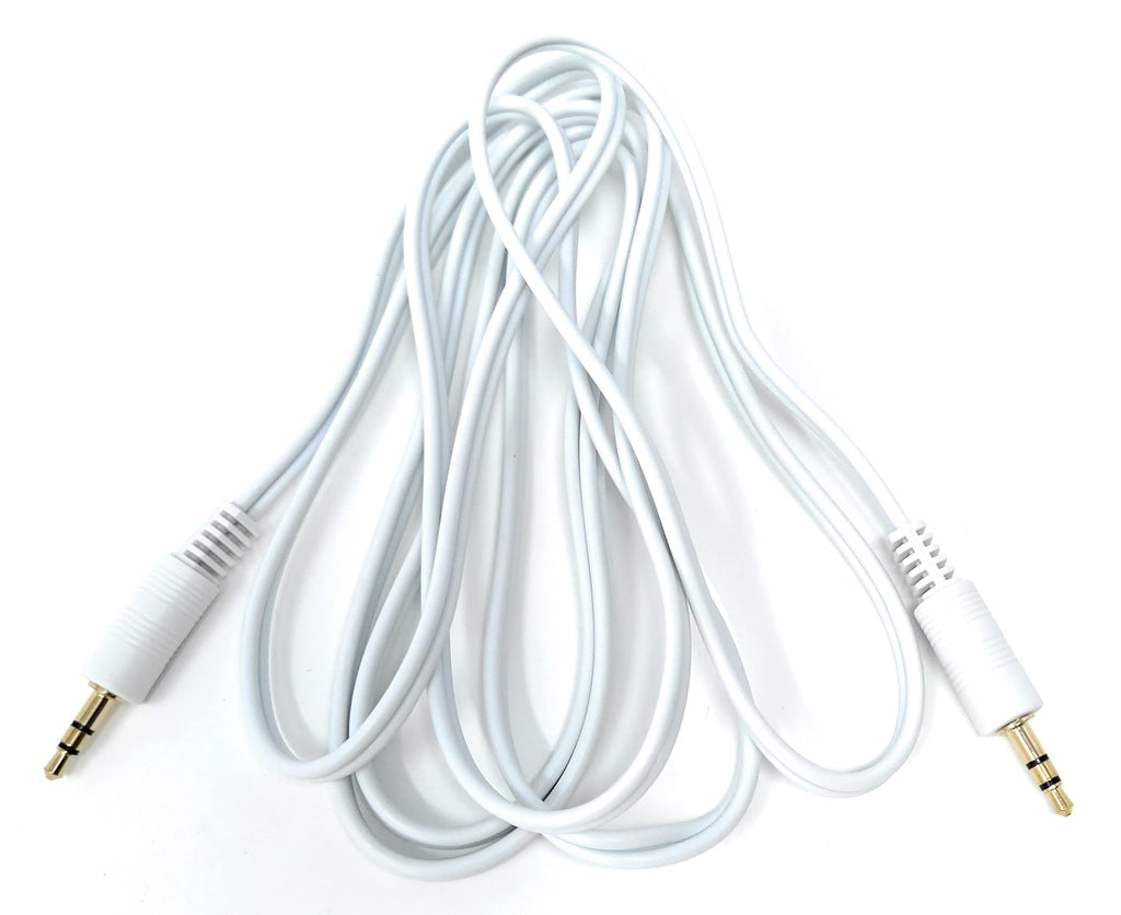 DRUT 3.5mm to 3.5mm Stereo Audio AUX Cable Gold Connectors, Small 3 pin Jack to Jack Speaker Lead