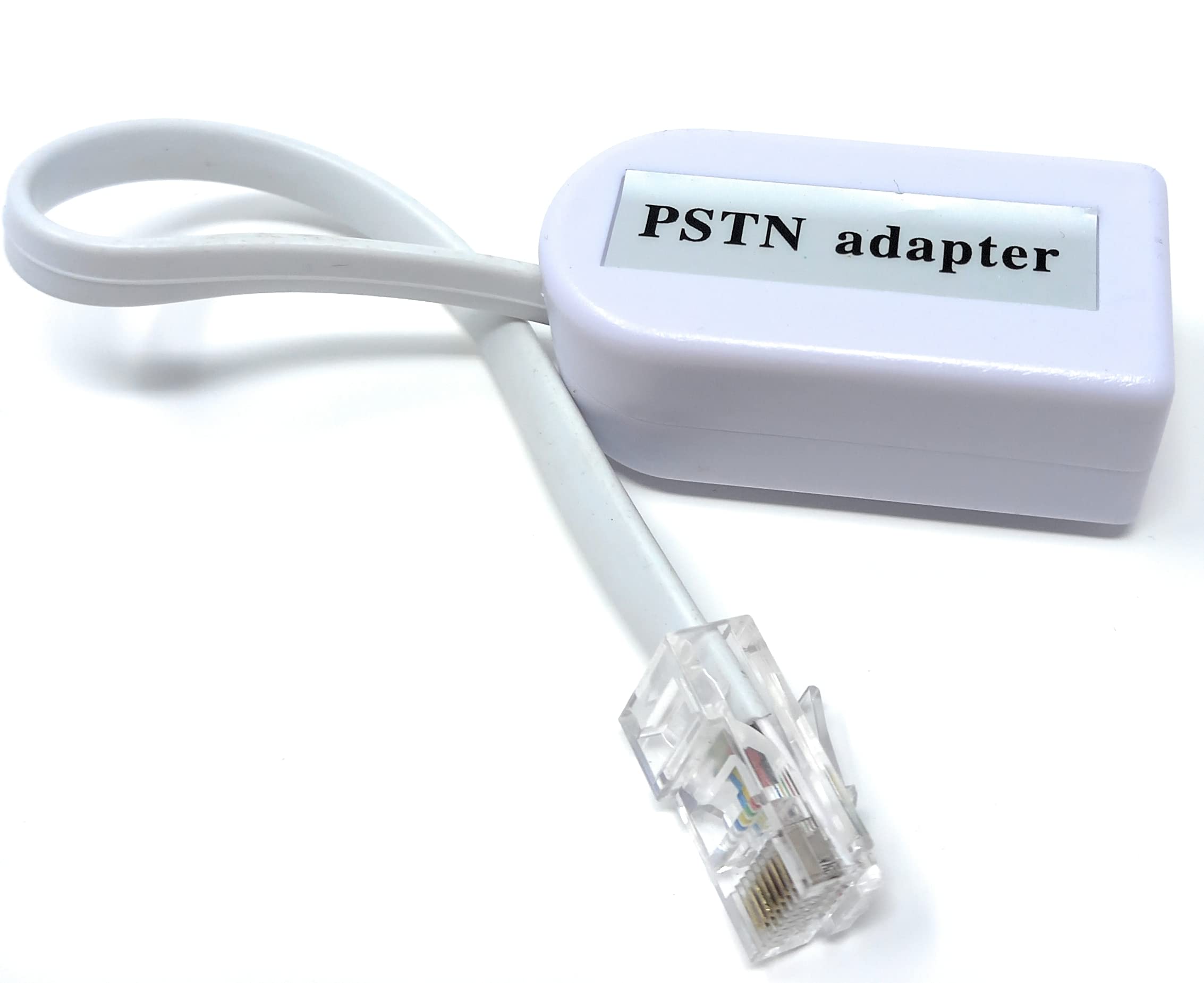 DRUT BT Socket to RJ45 Plug PSTN 6 Pin Adaptor Full Master Phone Line Leaded Telephone Converter