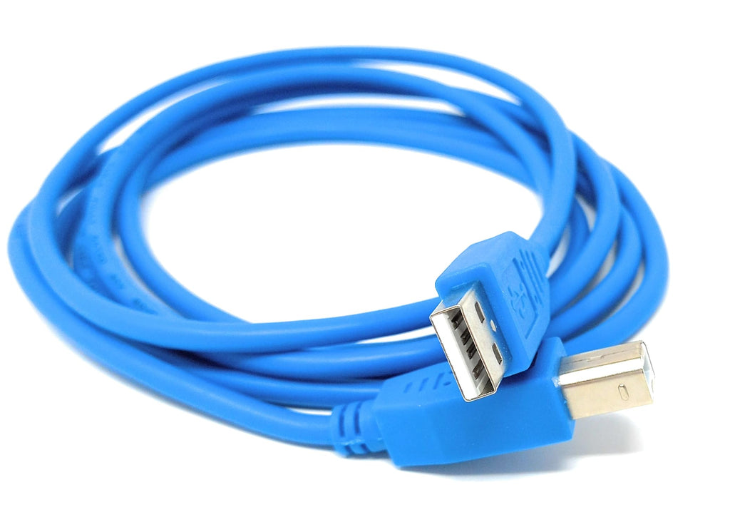 DRUT USB B Cable for DJ Controllers & MIDI Devices, Printer Style Lead for Mixers, Turntables, Keyboards, Samplers, Synthesizers, Compatible with Numark, Pioneer, Traktor, Denon, Akai, Serato