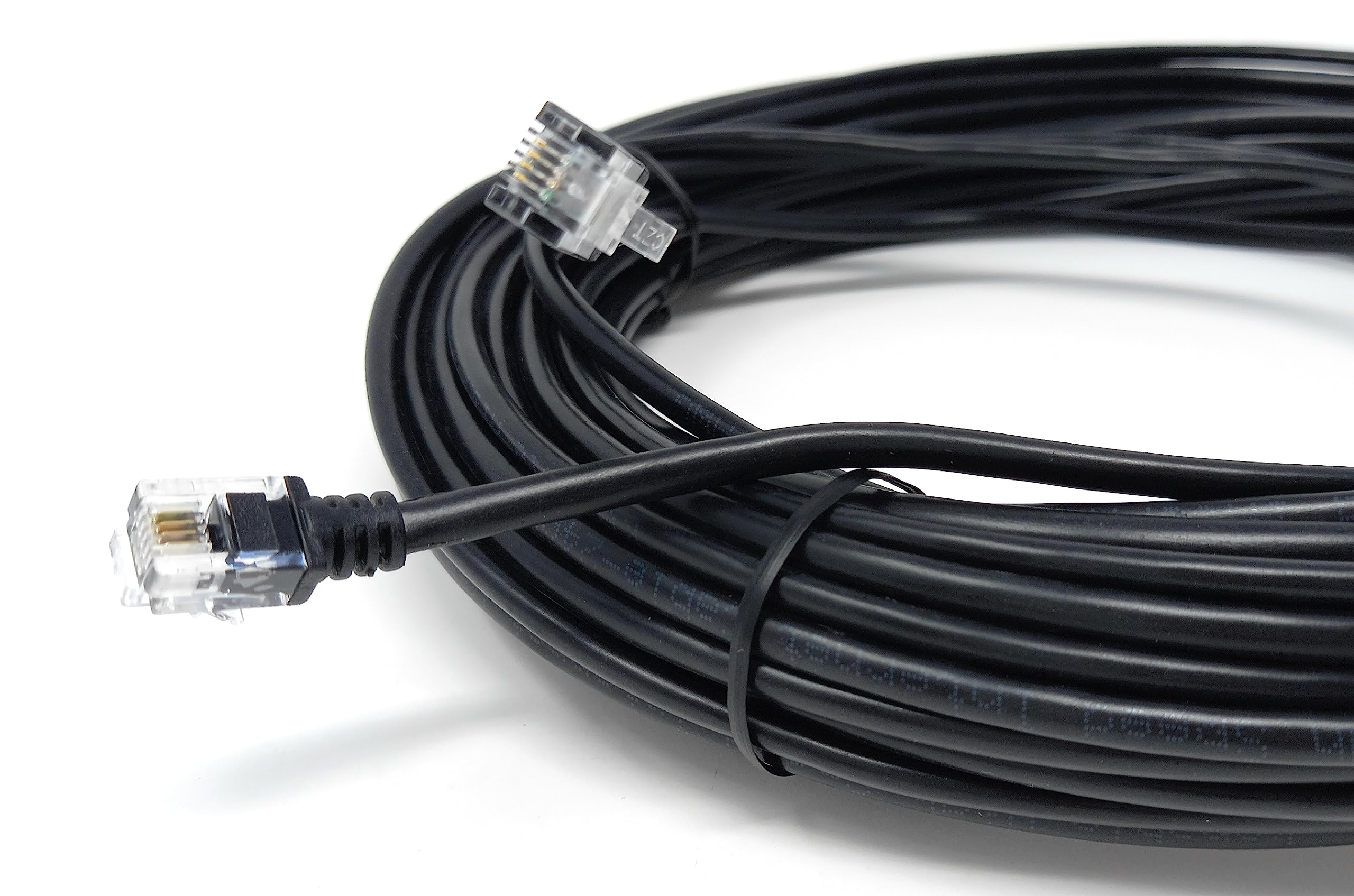 RJ11 to RJ11 ADSL 2 High Speed Broadband Modem Telephone Cable Transmits Data Up to 100 Mbits/sec, 26 AWG Supports Analogue or Digital (DSL/ISDN) Applications