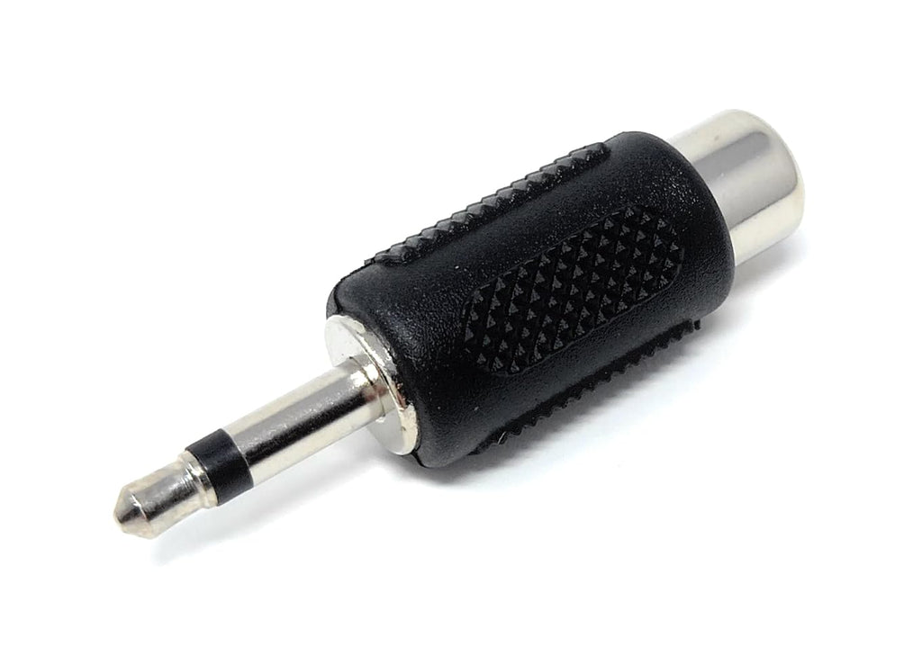 DRUT RCA Phono Socket to 3.5mm Mono Jack Plug, Audio Video Adapter