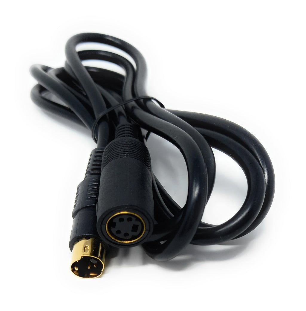 DRUT S-Video Extension Cable, 4 Pin Mini Din (Male to Female) Lead Cord