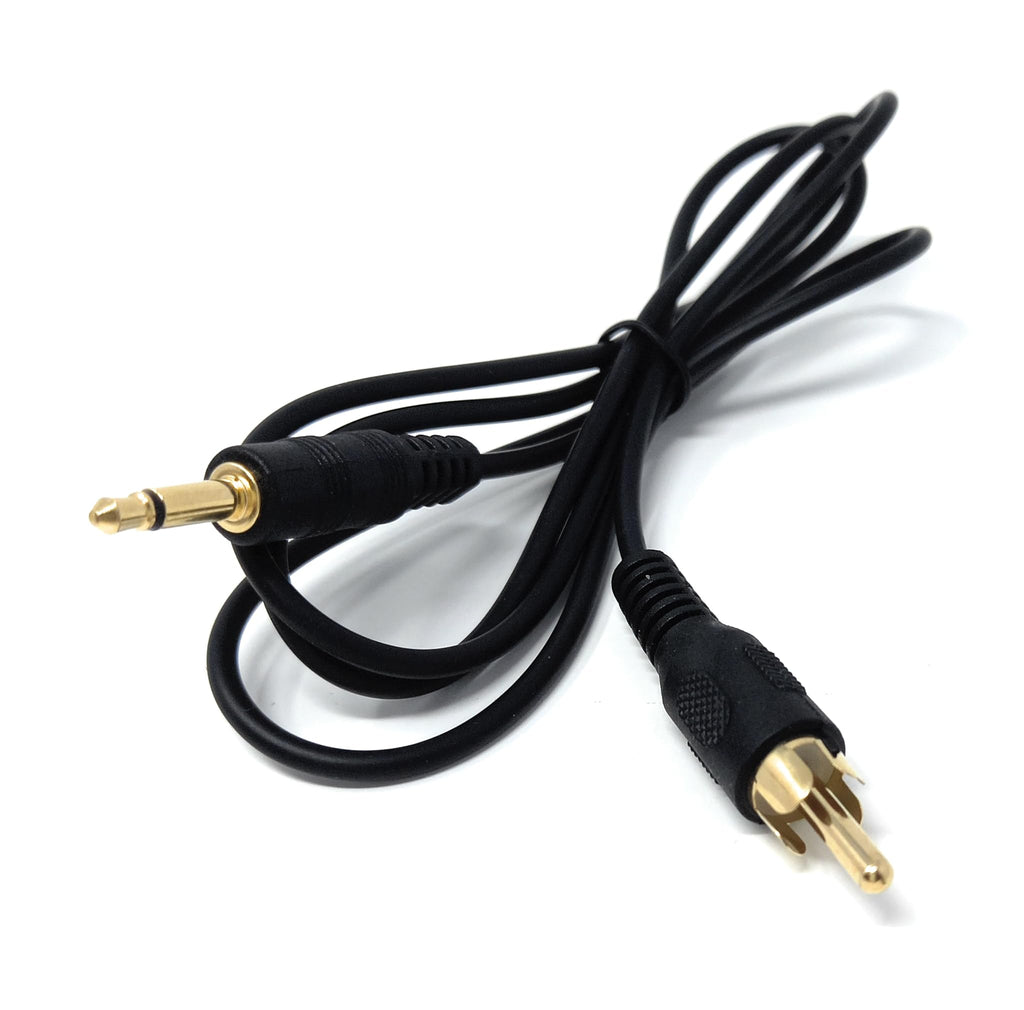 DRUT 3.5mm Mono Jack Plug To RCA Phono Single Plug Lead Cable