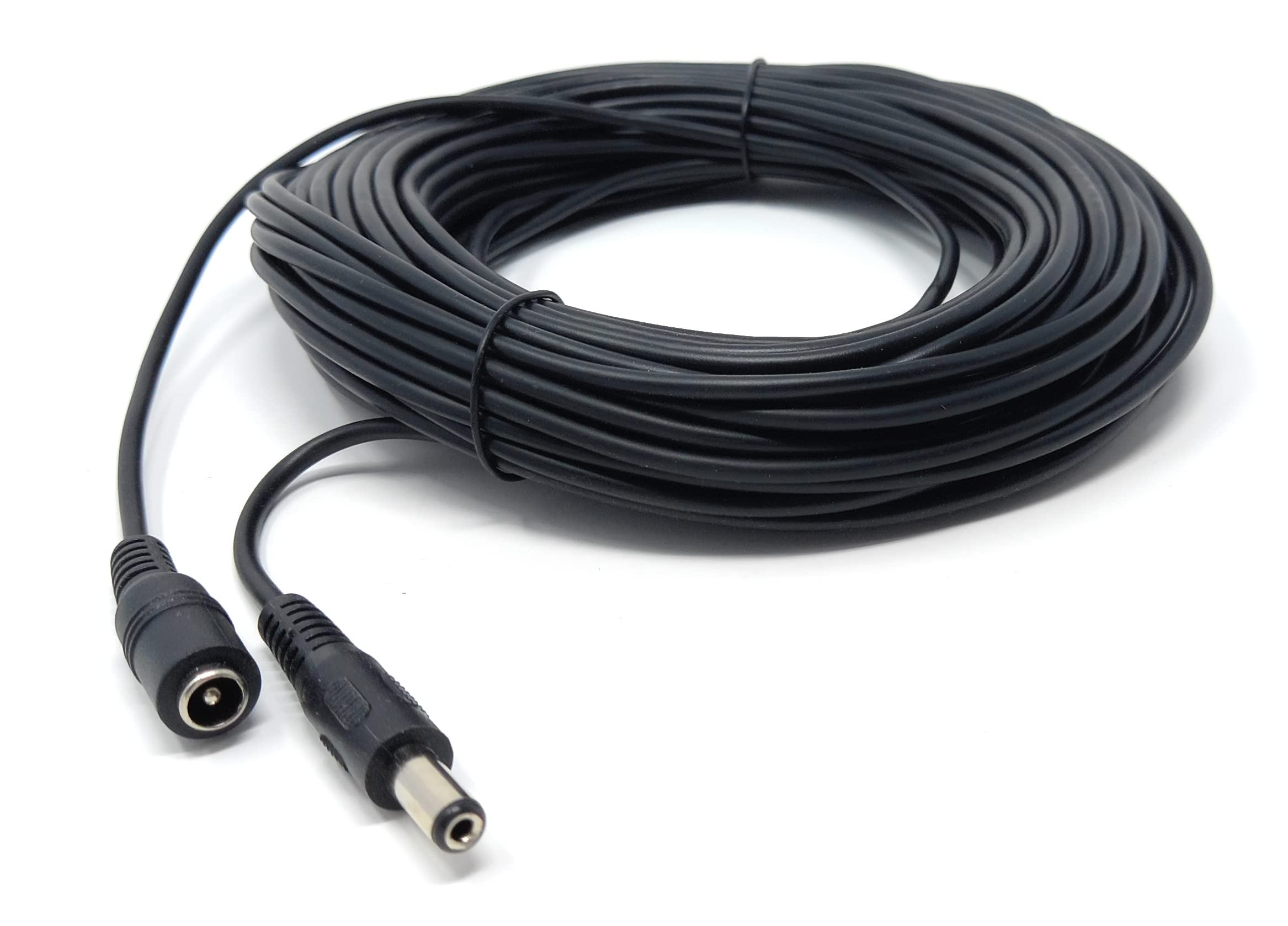 5.5mm x 2.1mm DC Power Plug to Socket, Male to Female CCTV, LED, Modem Router, Music Instruments Extension Lead Cable