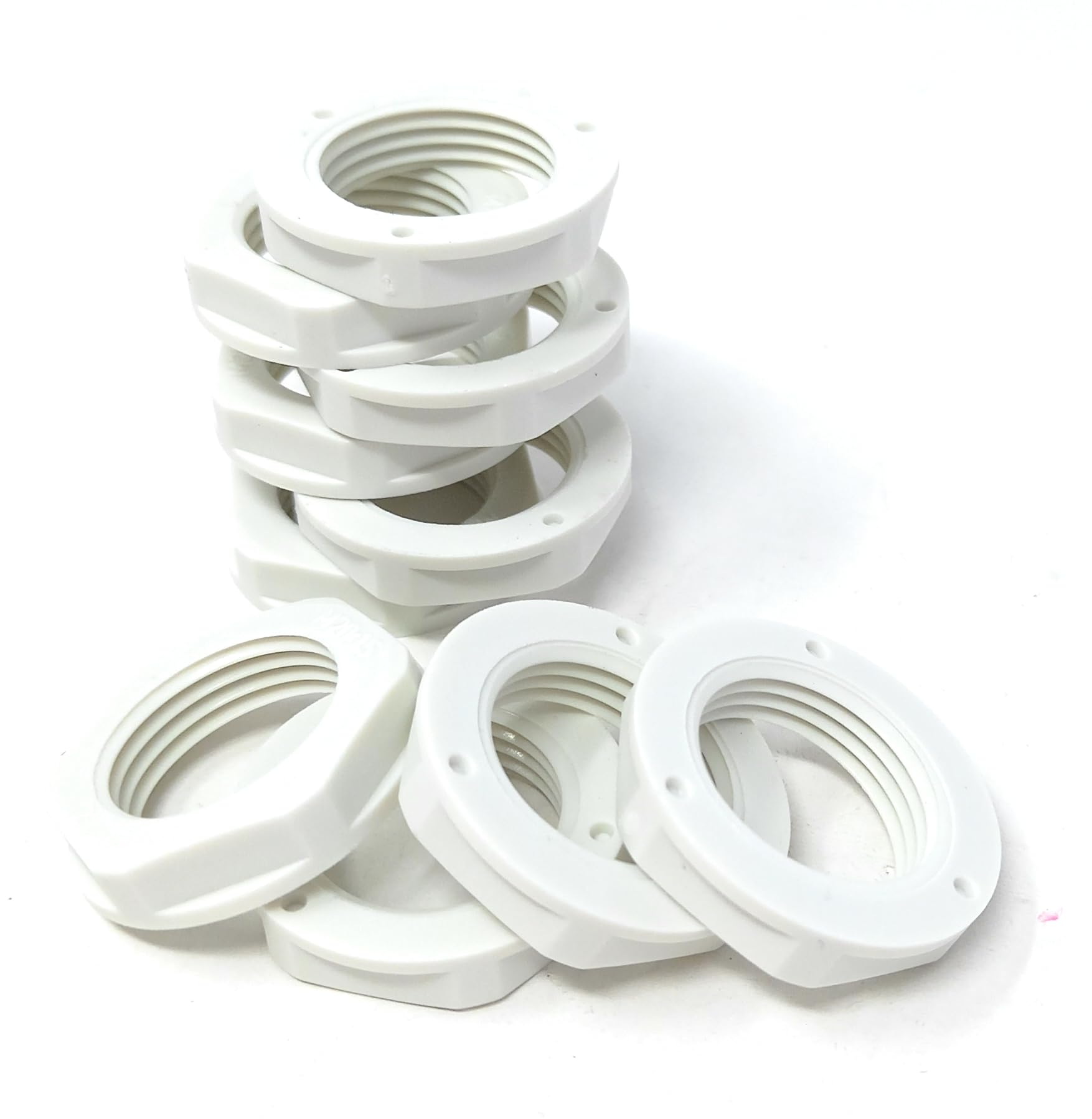 M20 20mm Nylon Locknut (Polyamide), Pack of 10 – Durable, Lightweight Fastening Solution