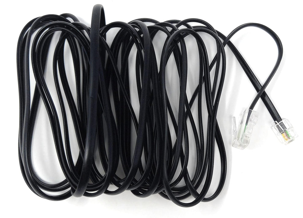 DRUT Flat RJ11 to RJ45 Male to Male 4 wire Broadband, Modem Cable Lead