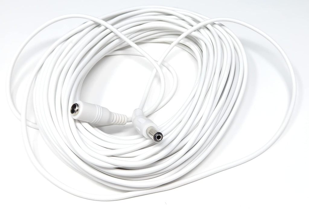5.5mm x 2.1mm DC Power Plug to Socket, Male to Female CCTV, LED, Modem Router, Music Instruments Extension Lead Cable