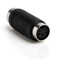 DRUT MIDI 5-Pin DIN Female to Female Coupler, MIDI Cable Joiner Adapter for Extending MIDI Connections, Gender Changer