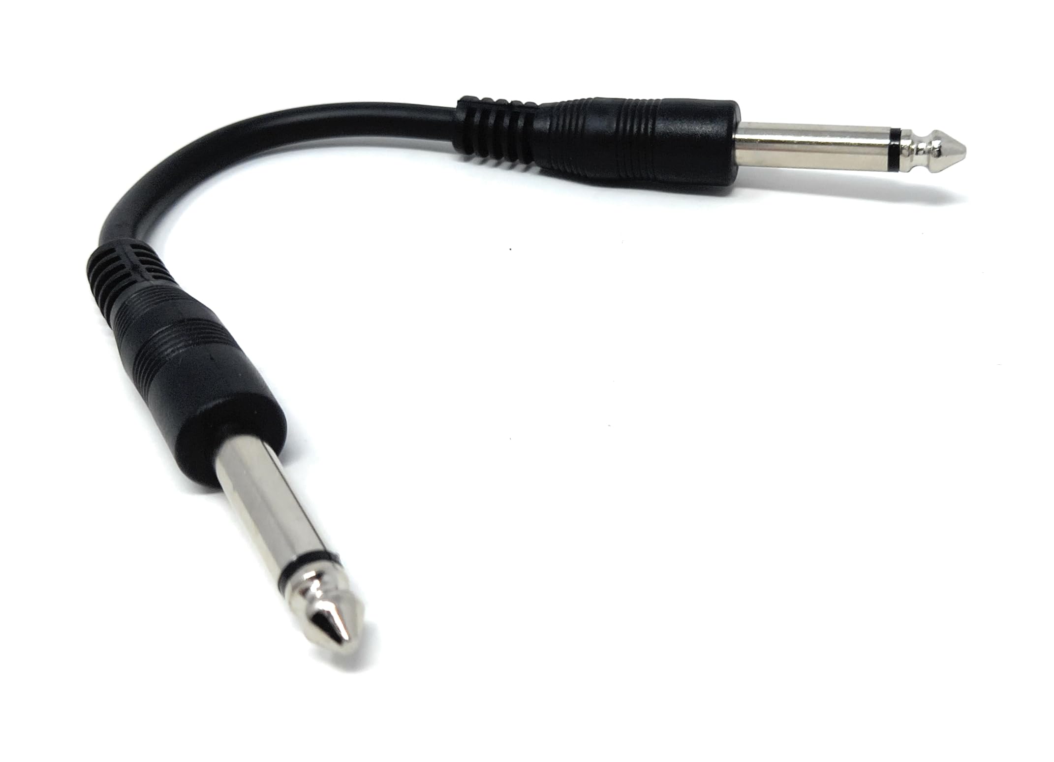 DRUT 6.35mm 1/4" TS Mono Jack to Jack Plug Lead for Guitar, Amplifiers, Music Instruments, Speakers, Microphone Cable